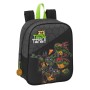 Mochila Escolar Teenage Mutant Ninja Turtles Negro Gris 22 x 27 x 10 cm