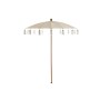 Parasol DKD Home Decor Beige Métal Marron Coton (170 x 170 x 230 cm)