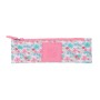 Estuche Escolar Moos Flores Multicolor 20 x 6 x 1 cm