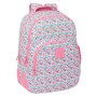 Mochila Escolar Moos Flores Multicolor 32 x 42 x 15 cm