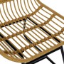 Chaise de jardin DKD Home Decor Métal Rotin (58 x 65 x 89 cm)