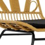 Chaise de jardin DKD Home Decor Métal Rotin (58 x 65 x 89 cm)