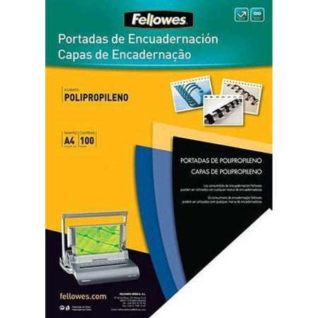 Couvertures de reliure Fellowes 5477502 Noir A4 polypropylène (50 Unités)