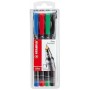 Rotulador permanente Stabilo OHPen universal permanent, 4 Pack Multicolor (4 Unidades)