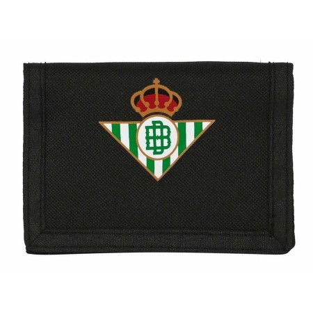 Cartera Real Betis Balompié Negro 12,5 x 9,5 x 1 cm