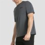 Camiseta Deportiva de Manga Corta +8000 Descen Gris