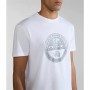 Camiseta Deportiva de Manga Corta Napapjiri S-Bollo Ss 1 Blanco