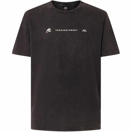 Camiseta Deportiva de Manga Corta Oakley Mtl Negro