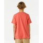 Camiseta de Manga Corta Hombre Rip Curl Lost Island Naranja