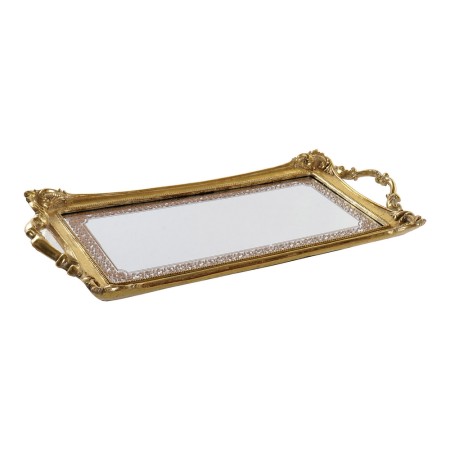 Plateau DKD Home Decor Miroir Résine (50 x 24 x 3.5 cm)