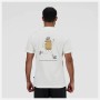 Camiseta de Manga Corta Hombre New Balance Sport Essentials Barrel Blanco