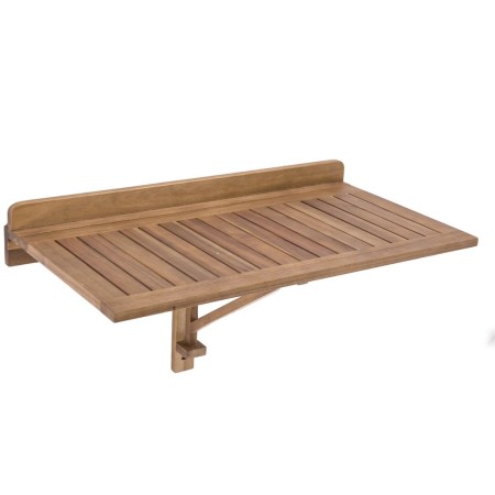 Mesa abatible para balcón Nina Marrón Madera de acacia 80 x 47 x 45 cm