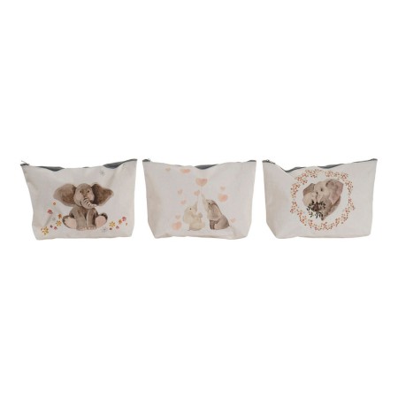 Trousse de toilette enfant DKD Home Decor Gris clair (3 pcs)