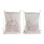 Sac à dos serré par des ficelles DKD Home Decor Rabbits (2 pcs) (28 x 0.5 x 36 cm)