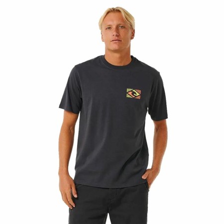 Camiseta de Manga Corta Hombre Rip Curl Traditions Negro