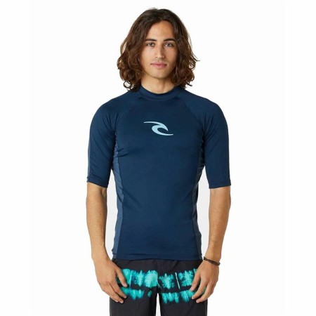 Camiseta de Manga Corta Hombre Rip Curl Waves Azul marino