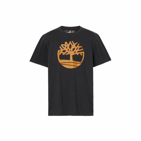 Camiseta de Manga Corta Hombre Timberland Kennebec River Tree Logo Negro