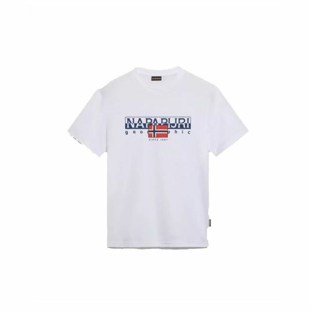 Camiseta de Manga Corta Hombre Napapjiri S-Aylmer Blanco