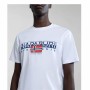 T-shirt à manches courtes homme Napapjiri S-Aylmer Blanc