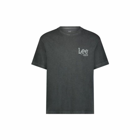 Camiseta de Manga Corta Hombre Lee Loose Logo Negro