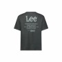 Camiseta de Manga Corta Hombre Lee Loose Logo Negro