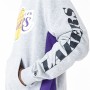 Sweat à capuche homme New Era La Lakers NBA Gris