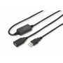 Cable Micro USB Digitus DA-73101 Negro 15 m (1 unidad)