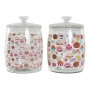 Boîte DKD Home Decor Verre 17 x 17 x 26 cm (2 pcs)