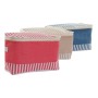 Sac à goûter DKD Home Decor ‎S3013175 méditerranéen Rouge Beige Bleu Polyester (29 x 21 x 16 cm) (3 Unités)