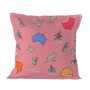 Funda de almohada HappyFriday Baleno Teen Pink Kangaroo Multicolor 60 x 60 cm