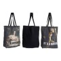 Sac Multi-usages DKD Home Decor Noir Chic (4 pcs) (43 x 15 x 65 cm)