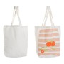 Sac Multi-usages DKD Home Decor Multicouleur Fruits (2 pcs) (43 x 15 x 65 cm)