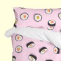 Funda de almohada HappyFriday Aware Sushi Multicolor 45 x 155 cm