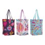 Sac Multi-usages DKD Home Decor Floral Multicouleur Polyester (3 pcs) (43 x 15 x 66 cm)