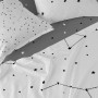 Drap HappyFriday Blanc Constellation Multicouleur 160 x 270 cm (Etoiles)