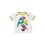 Camiseta de Manga Corta Infantil HappyFriday Moshi Moshi Pretty Parrots Multicolor 6-9 Meses