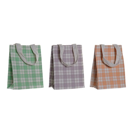 Sac Réfrigérant DKD Home Decor Carreaux Thermique Polyester (3 pcs) (20 x 10 x 41 cm)