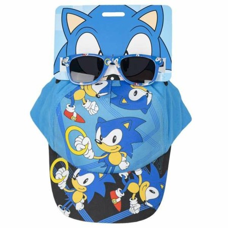 Ensemble casquette et lunettes de soleil Sonic 2 Pièces Enfant