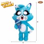 Peluche sonore Mikecrack Akela 25 cm Bleu