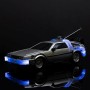 Coche Radio Control Back to the Future Delorean Plateado 1:16