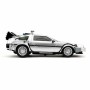 Coche Radio Control Back to the Future Delorean Plateado 1:16