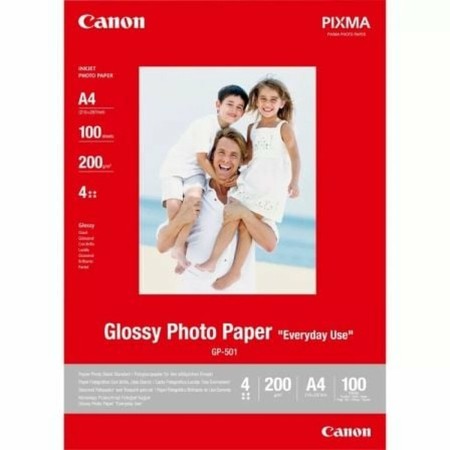 Papel Fotográfico Brillante Canon 0775B001 A4 100 Hojas (100 Unidades)