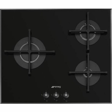 Plaque au gaz Smeg PV163B3 60 cm Noir (Reconditionné B)