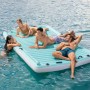 Colchoneta Hinchable Colorbaby Water Lounge Blanco Turquesa (Reacondicionado B)