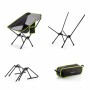 Chaise de camping pliante Folstul InnovaGoods Noir (Reconditionné A)