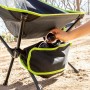 Chaise de camping pliante Folstul InnovaGoods Noir (Reconditionné A)