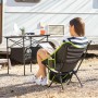 Chaise de camping pliante Folstul InnovaGoods Noir (Reconditionné A)