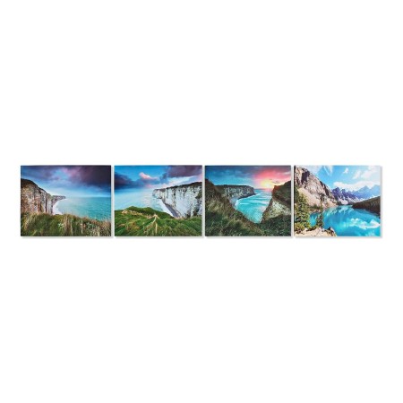 Cadre DKD Home Decor S3013423 Paysage (50 x 1,8 x 40 cm) (4 Unités) 50 x 1.8 x 40 cm (4 pcs)