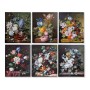 Cadre DKD Home Decor S3013424 Fleurs (40 x 1,8 x 50 cm) (6 Unités) 40 x 1.8 x 50 cm (6 pcs)