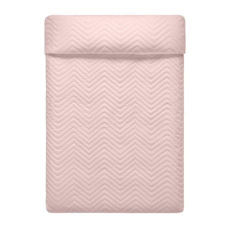 Colcha Reversible HappyFriday Basic Arista Gris Rosa claro 240 x 260 cm